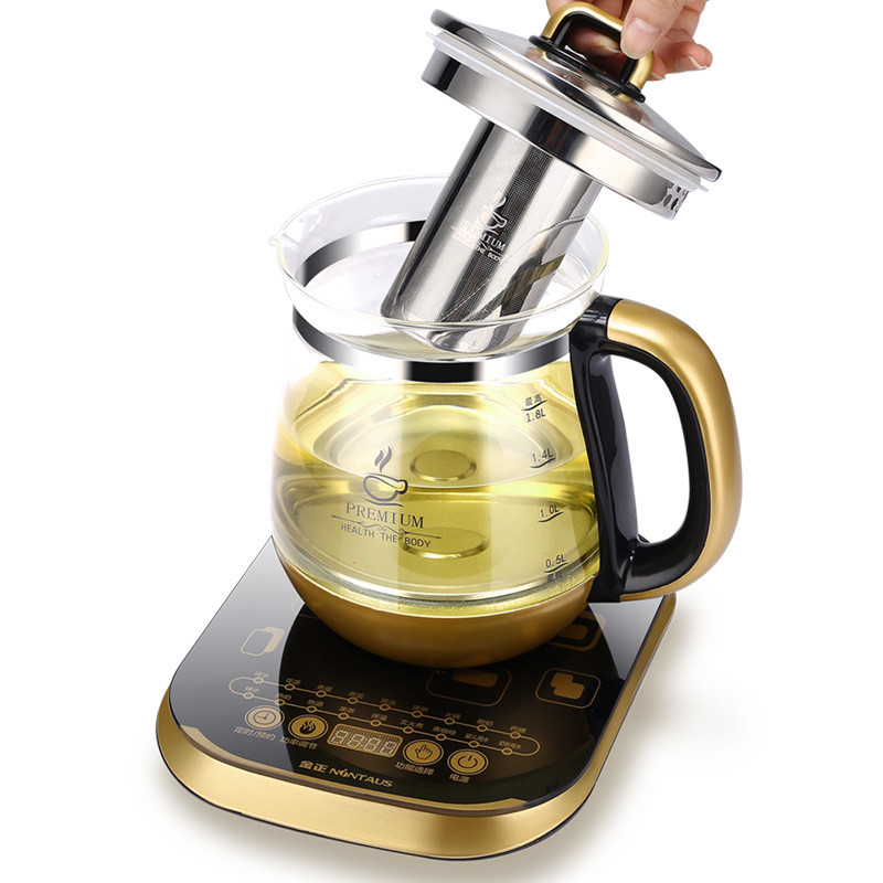 金正(NINTAUS) JZW-1818E 彩屏多功能养生壶 花茶壶 养生杯 煲花茶壶18种煮法 1.8L