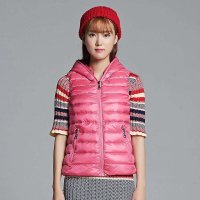 千仞岗2015秋冬新款修身连帽短款女装羽绒服马甲 Y19033WY