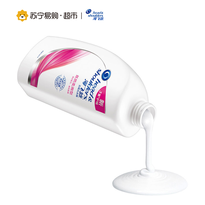 海飞丝Head & Shoulders丝质柔滑洗发水750ml*2电商(赠洗发露80*4) 通用 修护;柔顺高清大图