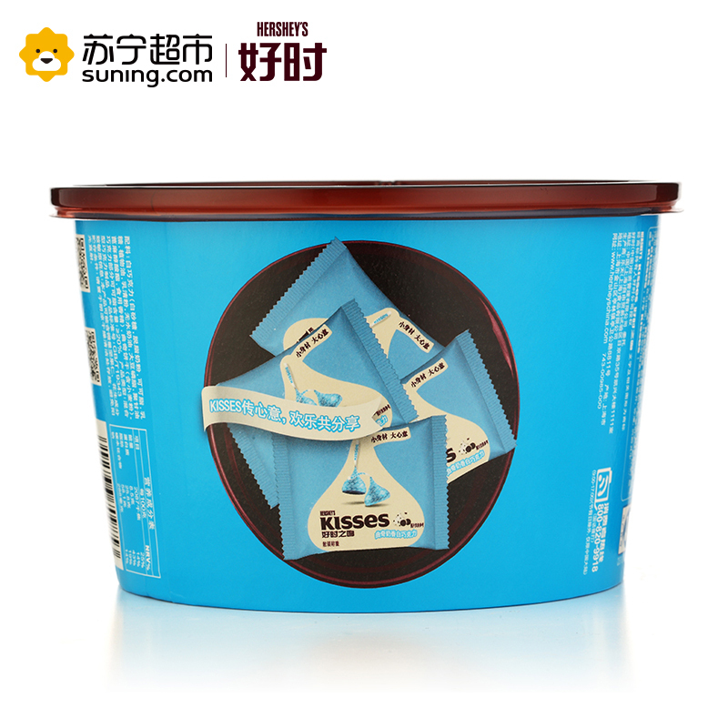好时之吻 曲奇奶香白巧克力 216g