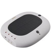 康达益负离子车载太阳能空气净化器汽车空气净化器白色