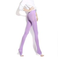 美尔挺瘦腿袜春秋睡眠裤袜美腿袜480D连裤袜女丝袜子紫罗兰