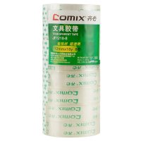 齐心(Comix) JF1218-8 超透文具窄胶带12mm*18y(16米) 8卷/筒
