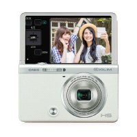 卡西欧(Casio) EX-ZR55 数码相机 自拍神器 白色