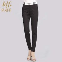 女式休闲时尚松紧腰显瘦长裤