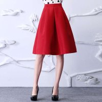 尚都比拉 半身裙 红色 153Q8007