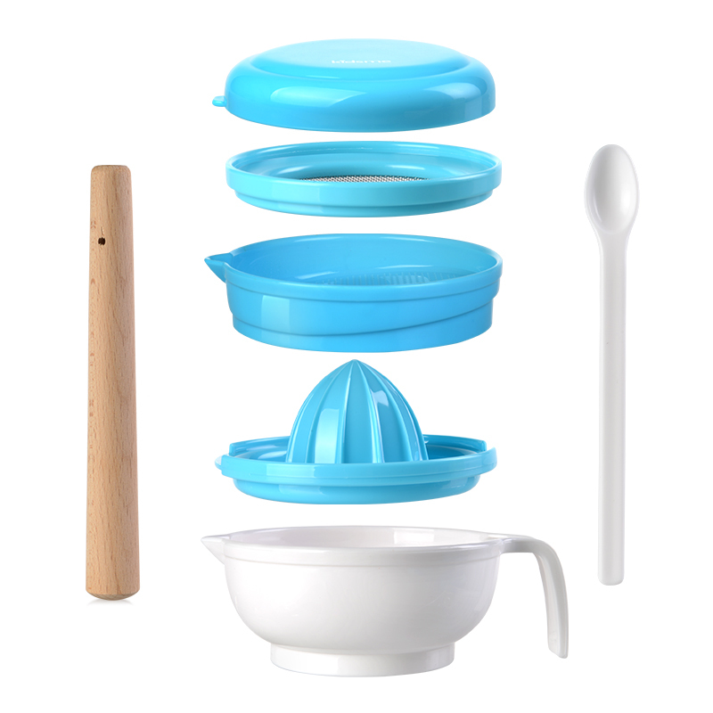 亲亲我(kidsme) 多功能辅食研磨器(蓝色)