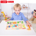 费雪FisherPrice 动物乐园拼图拼板FP7003B儿童玩具 益智 木质拼图