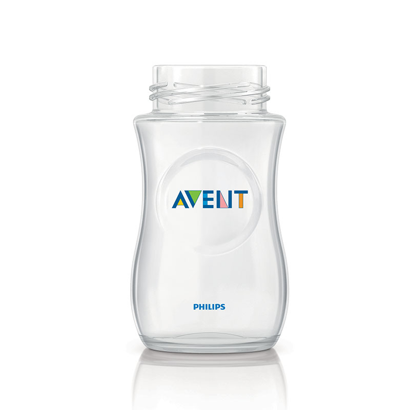 飞利浦 AVENT 新安怡宽口径自然原生系列PP奶瓶9oz/260毫升单个装 SCF693/17 英国原装进口