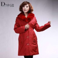 DNGR秋冬季女装时尚大衣中长款纯色时尚高端尼克服外套2085