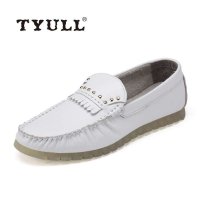 垂钓者\TYULL 男式流苏乐福鞋铆钉时尚帆船鞋 8885