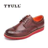 垂钓者\TYULL 布洛克雕花男鞋 轻质透气 5326