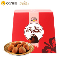 Truffles德菲丝松露形代可可脂巧克力奇趣脆米型100g*4盒 比利时进口糖果巧克力礼 休闲零食品