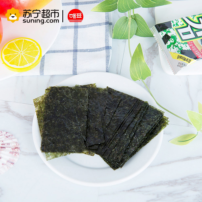 韩国进口 海牌(HAEPYO)海苔64g（32小包）海味即食 休闲零食 米饭寿司好伴侣 酥脆鲜美