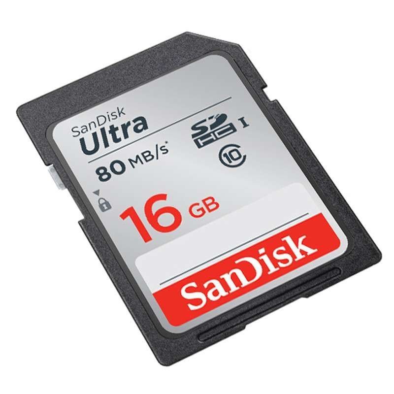 SANDISK(闪迪)SD 16G-NC(80M/S)Ultra系列存储卡高清大图