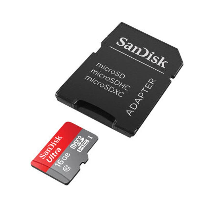 SANDISK(闪迪)MircoSD(TF)16G-NC(80M/S)Ultra系列存储卡图片