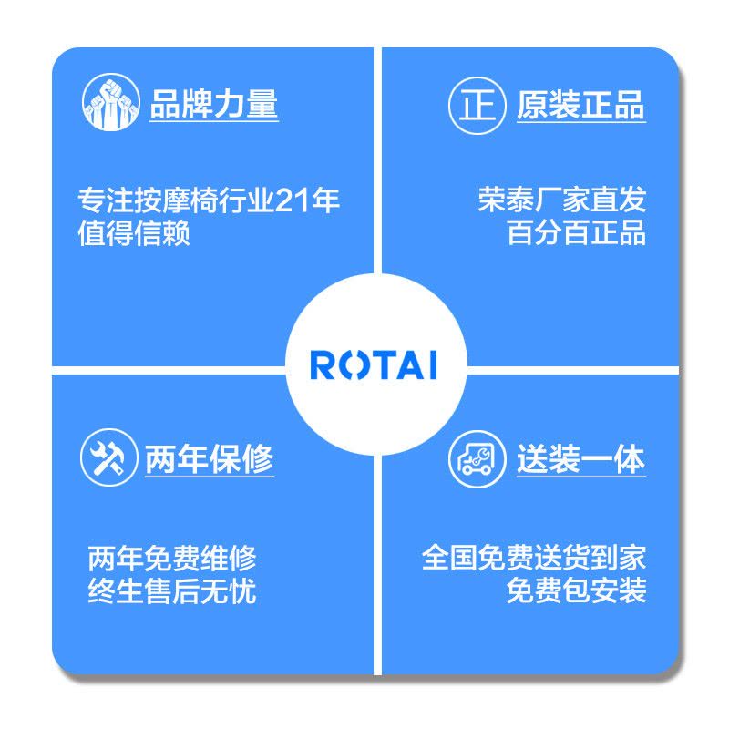 荣泰(ROTAI) RT8600S 多功能太空舱零重力 腿部揉捏 支持语音操控 专用皮质 家用自动按摩椅 沙发椅 酒红图片