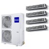 海尔(Haier)RFC160MXSAVA(G) 三室一厅100~140㎡ 家用中央空调一拖四多联机超薄 含材料费人工费