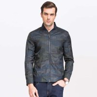 才子涤纶修身时尚迷彩夹克2245E7222084