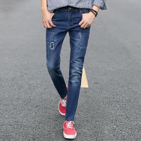  韩都部落牛仔长裤J8205