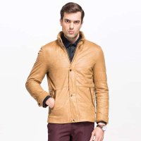 才子秋冬纯色立领休闲棉衣2647E6222060