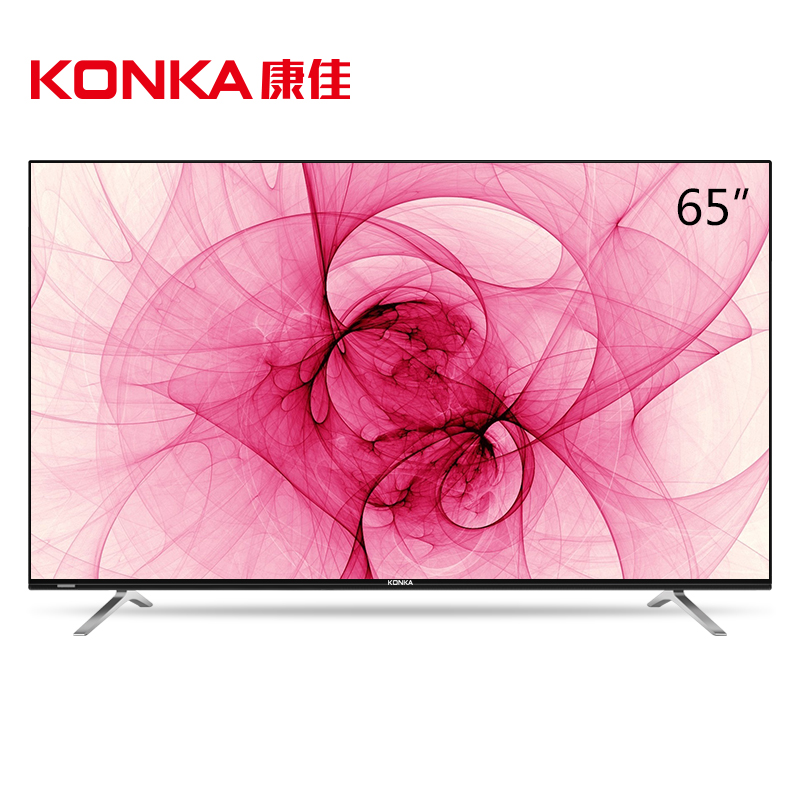 康佳(KONKA)LED65S1 65英寸 64位八核智能 LED平板液晶电视(黑色)