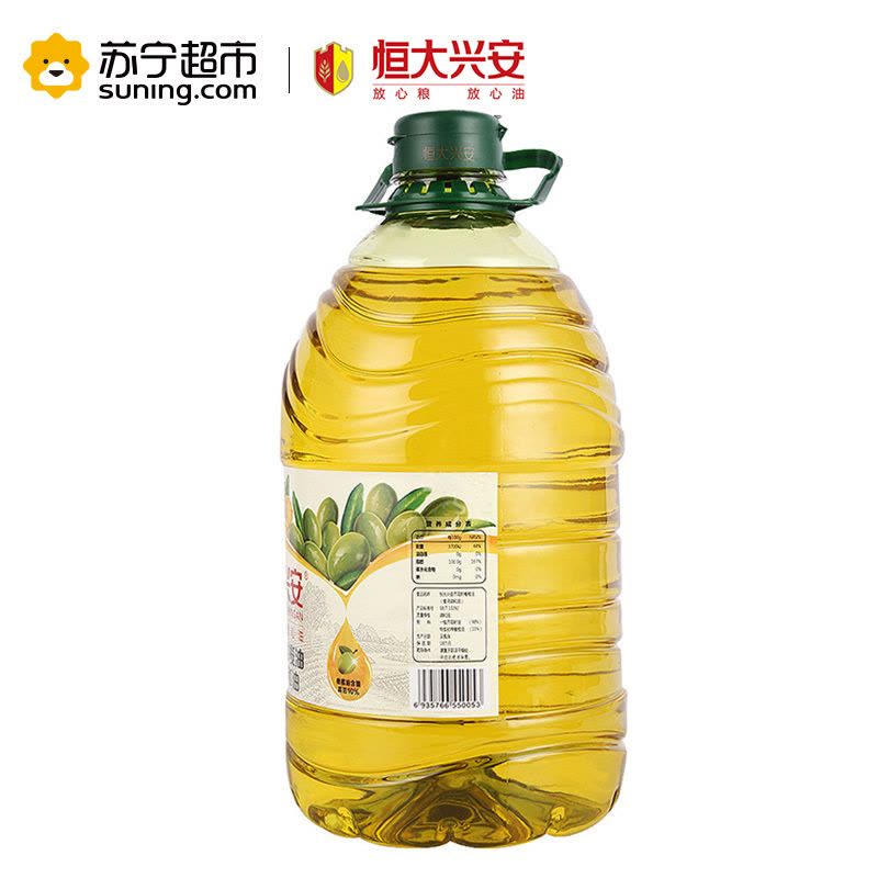 恒大兴安 芥花籽橄榄油4L装 食用调和油含特级初榨橄榄油图片