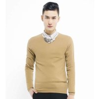 贝纳·川113116004030新款韩版针织衫套头毛衣英伦男装针织衫