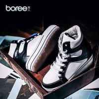 宝人(Boree) 女款羊纹小蜜点内增高休闲鞋BRW58112