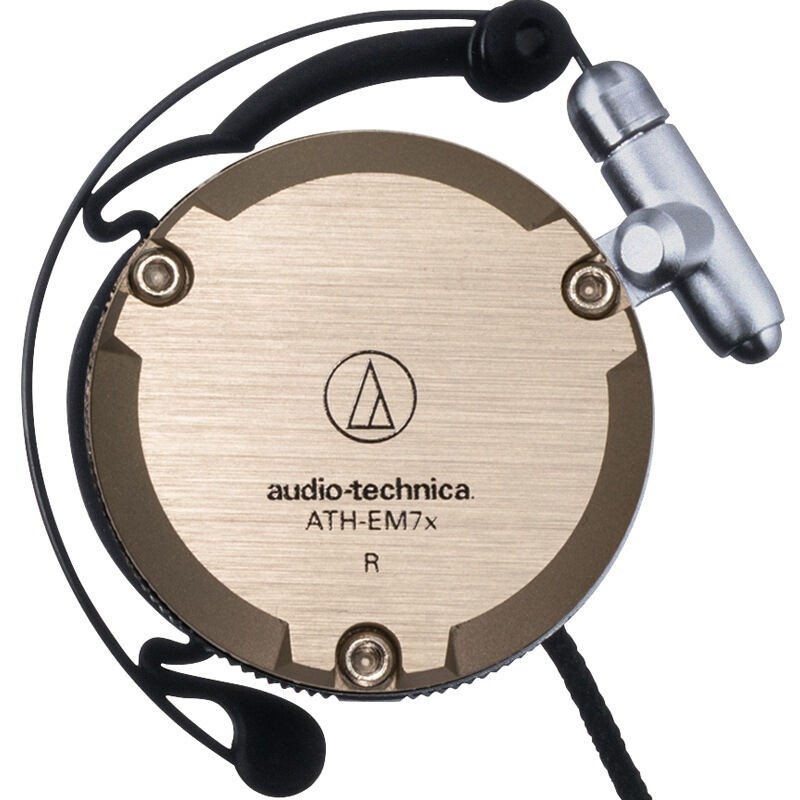 铁三角(Audio-technica) ATH-EM7X 复刻版耳挂式耳机 运动挂耳式耳机 香槟金高清大图