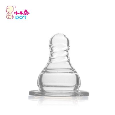 小不点硅胶奶嘴标口新生儿奶瓶专用 标准口径 圆孔 正品-M圆孔XSR-2