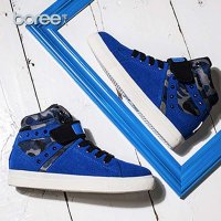 宝人(Boree) 女款宝兰迷彩超纤内增高休闲鞋BRW58113