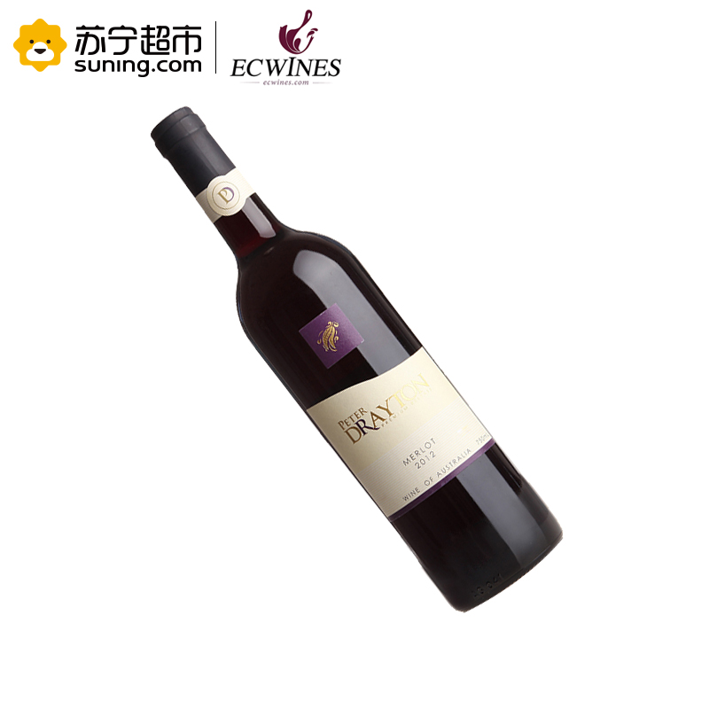 澳大利亚进口红酒彼得德雷顿系列梅洛干红葡萄酒750ml