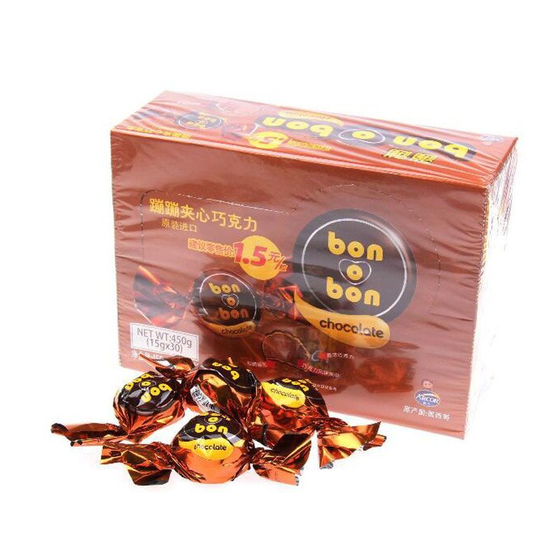 蹦蹦夹心巧克力 450g/盒