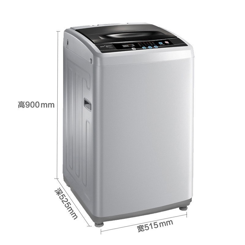 美的(Midea)MB65-eco11W 6.5公斤波轮洗衣机 智能操控 一键脱水 桶自洁 家用 智利灰