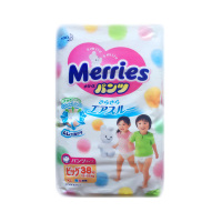 花王(Merries) 妙而舒 拉拉裤加大号/XL38 zyhp