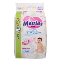 花王(Merries) 妙而舒 纸尿裤大号/L64 zyhp