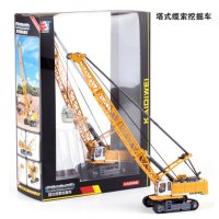 凯迪威合金工程车模型1:87合金塔式缆索挖掘车 625015