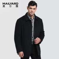 美尔雅(MAILYARD)男式棉袄 羊毛商务休闲男士棉衣 男装外套棉服 053