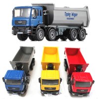 凯迪威合金工程车模型1:50合金翻斗车 625006