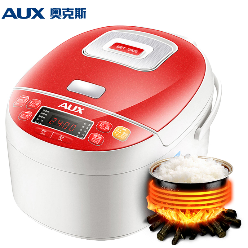 奥克斯(AUX) FY-T40R1 电饭煲 正品4L 智能预约电饭锅3-6人