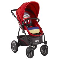 小龙哈彼LC798双向可平躺宝宝手推车宽大后轮避震高景观婴儿手推车 黄色