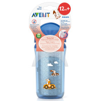 飞利浦 AVENT 新安怡9安士双层隔热吸管杯 260毫升(12月以上宝宝适用)(蓝色,粉色) SCF766/00