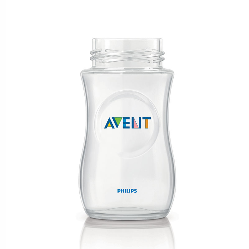 飞利浦 AVENT 新安怡宽口径自然原生系列PP奶瓶9oz/260毫升对装SCF693/27 英国原装进口