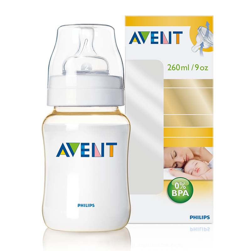 飞利浦 AVENT 新安怡九安士单个装PES奶瓶260ml SCF663/17 英国原装进口