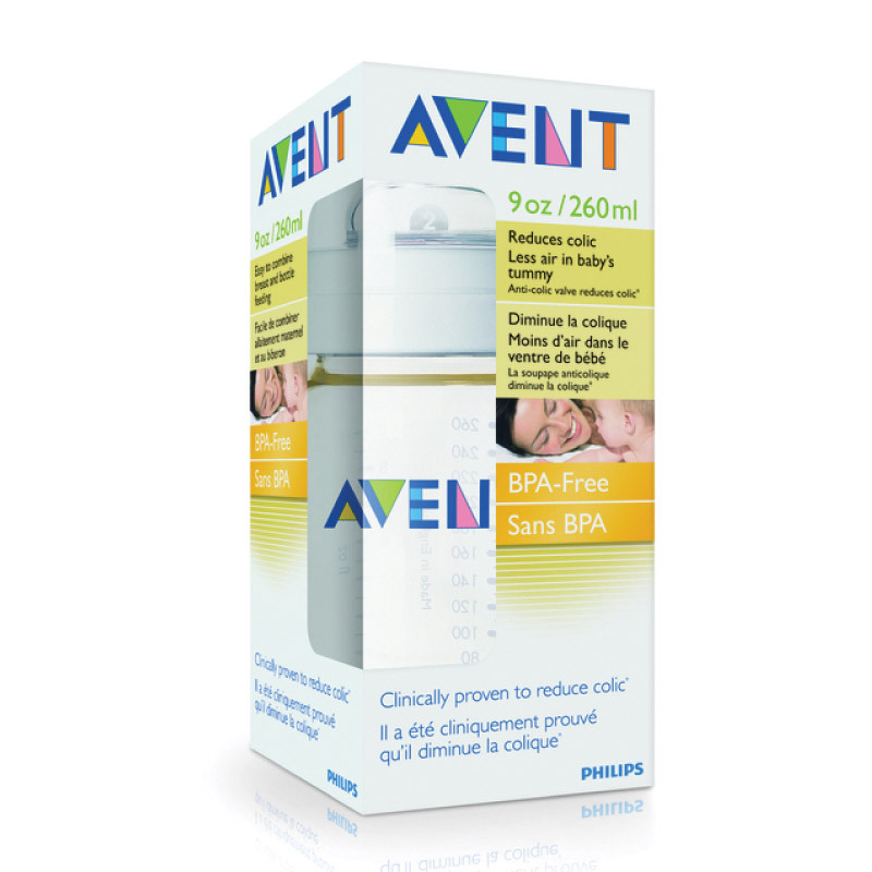飞利浦 AVENT 新安怡九安士单个装PES奶瓶260ml SCF663/17 英国原装进口