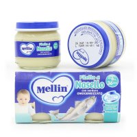 意大利原装进口美林Mellin婴儿蔬菜鳕鱼泥 宝宝辅食低脂肪高蛋白