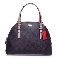 COACH蔻驰深棕色mini贝壳包32584 b4aqw