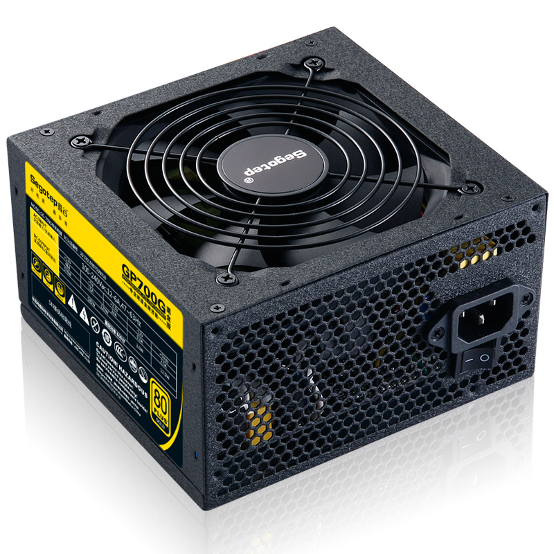 鑫谷(Segotep)额定600W GP700G黑金全模组电源