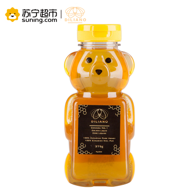 帝丽爱诺(DILIANO)四叶草蜂蜜 375g 单瓶装 加拿大进口蜂蜜冲调